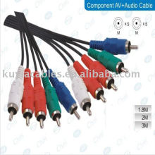 Component Video 1.8mAV YPbPr 5RCA bis 5RCA Kabel - NEU